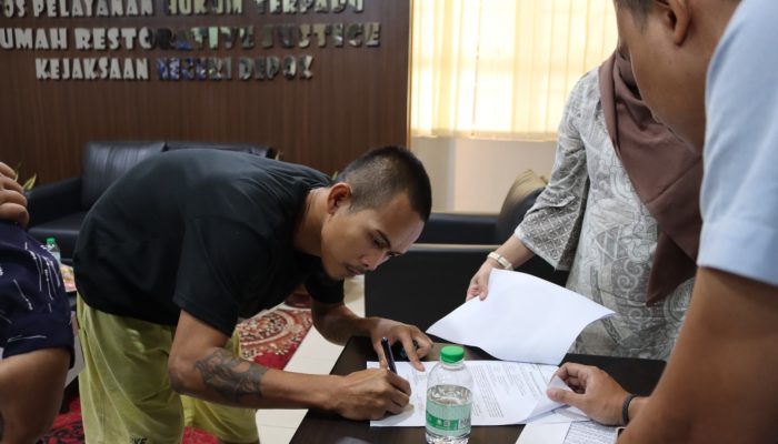 Restorative Justice, Kejari Depok Bebaskan Pasutri Pelaku Pencurian