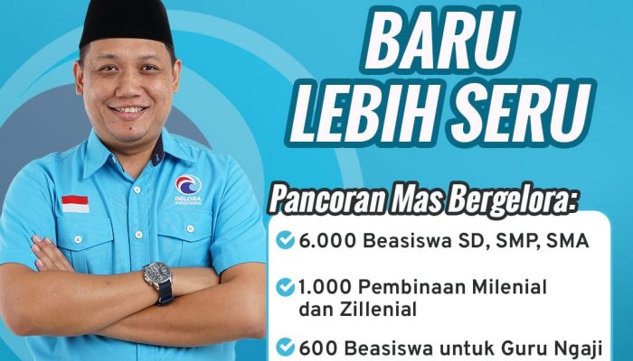 Janji Majukan Depok Caleg Gelora Bramastyo Siapkan Program Beasiswa
