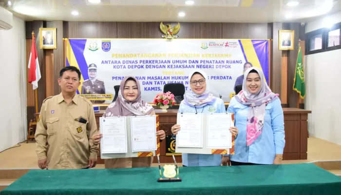 DPUPR Teken MoU dengan Kejari Depok