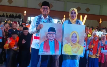 IBH-Ririn Deklarasi, Optimis Raih 80 Suara di Pilkada Depok