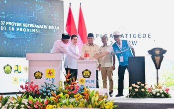 Presiden Prabowo Resmikan Proyek Strategis Ketenagalistrikan Terbesar di Dunia