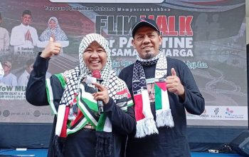 Yayasan Pendidikan Ruhama Gelar Fun Walk, Dukung Palestina