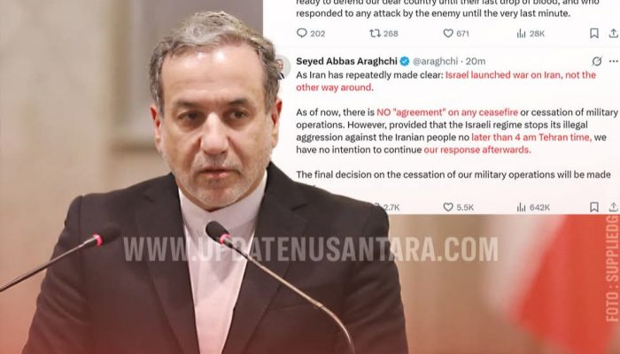 Iran Bantah Kesepakatan Gencatan Senjata, Ultimatum ke Israel Hingga Pukul 4 Pagi