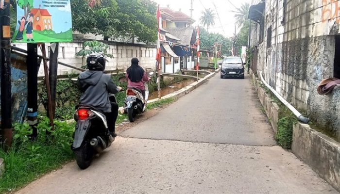 Pemkot Depok Perlebar Jalan Enggram Sawangan