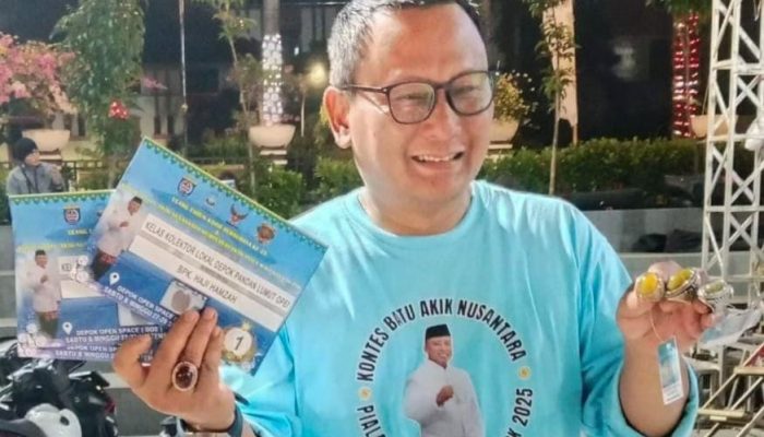 Ketua Panitia Juara, Musabab Belasan Tahun Jatuh Hati pada Batu Akik