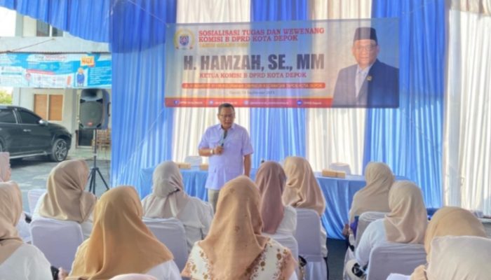 Warga Tapos Depok Dapat Penyuluhan dari Hamzah, Ketua Komisi B DPRD Depok