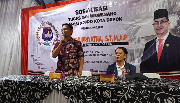 Ketua DPRD Depok Sosialisasi Tugas dan Wewenang Komisi D, PWI Kritik Kepemimpinan Supian Suri