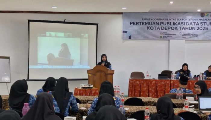 Kadinkes Depok Mary Liziawati Publikasi Data Stunting Kota Depok 2025 Lintas Sektor