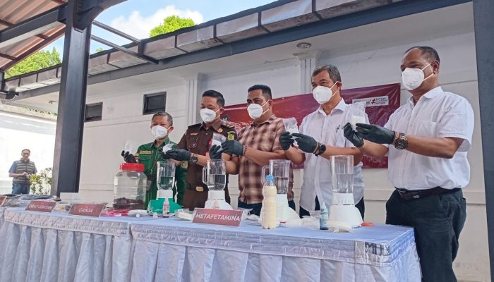 Empat Jenis Narkoba Barbuk Rampasan Dimusnahkan Kejari Depok