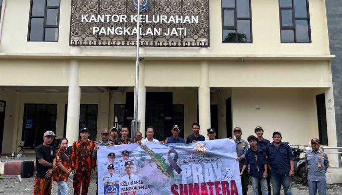 Kelurahan Pangkalan Jati Galang Donasi untuk Sumatera